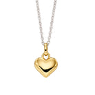 Little Star Sterling Silver Yellow Gold Plated Ella Heart Childs Necklace LSN0192