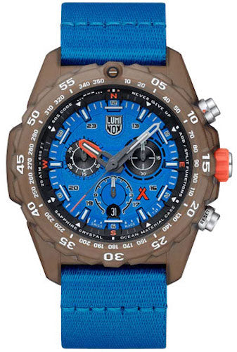 Luminox Bear Grylls Master #TIDE 3740 Series Ocean Blue Black XB.3743.ECO Image 1