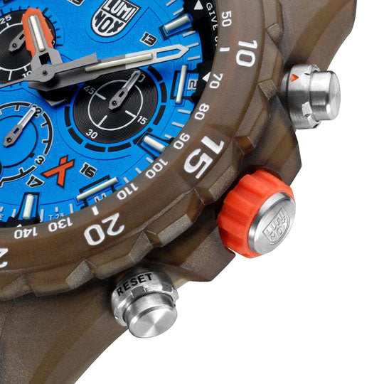 Luminox Bear Grylls Master #TIDE 3740 Series Ocean Blue Black XB.3743.ECO Image 5