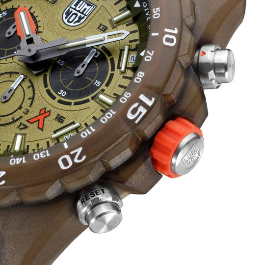 Luminox Bear Grylls Master #TIDE 3740 Series Olive Black Watch XB.3757.ECO Image 4