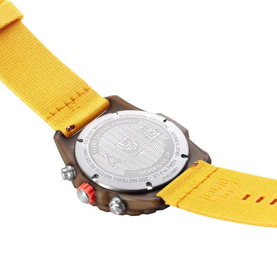 Luminox Bear Grylls Master #TIDE 3740 Series Yellow Black XB.3745.ECO Image 5