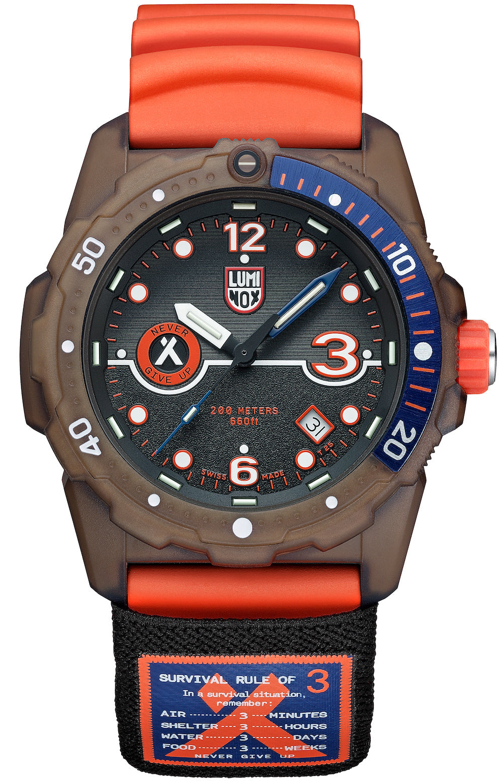 Luminox Bear Grylls Survival Rule Of 3 ECO 3720 Series Watch XB.3729.ECO Image 3