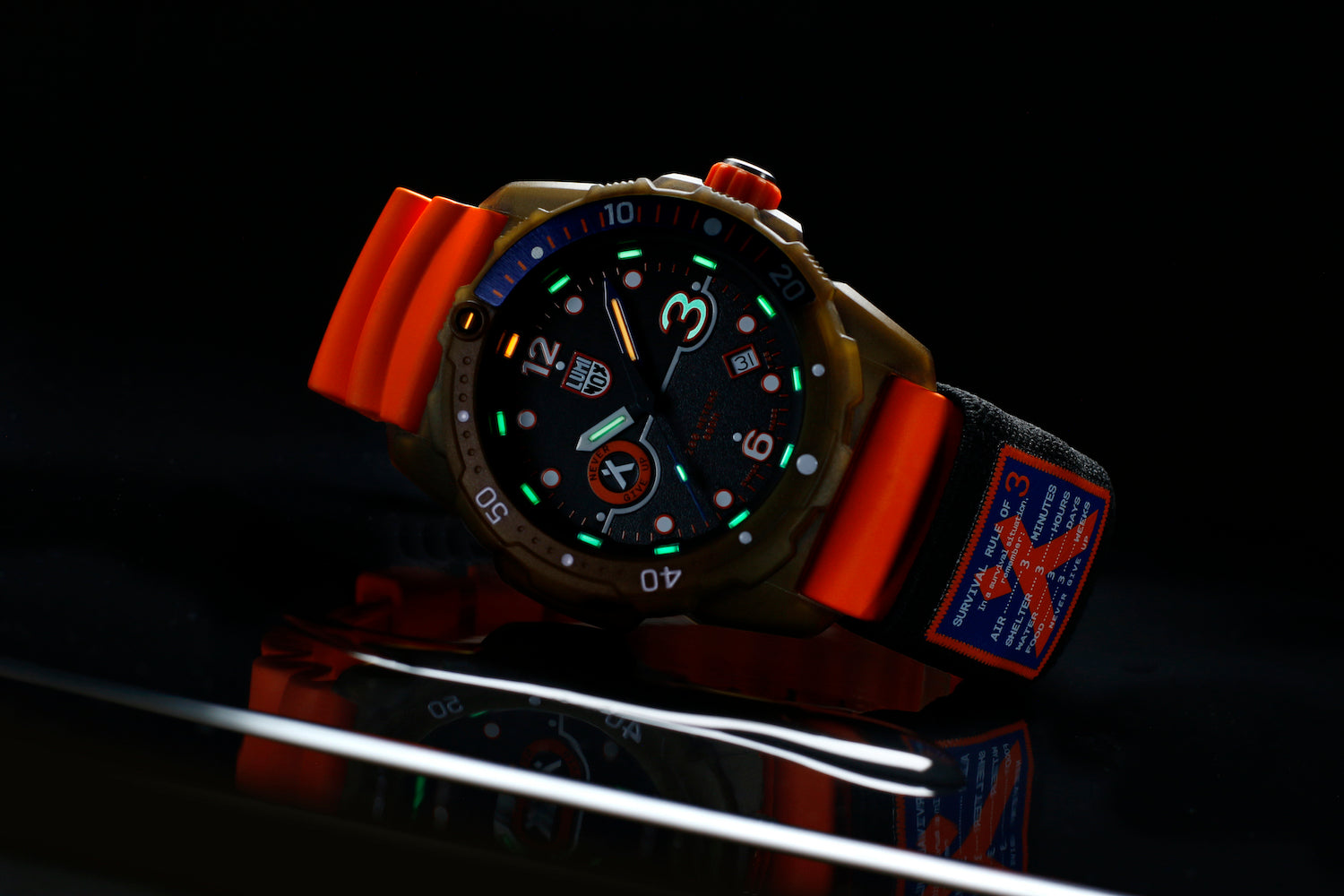 Luminox Bear Grylls Survival Rule Of 3 ECO 3720 Series Watch XB.3729.ECO Image 9