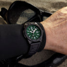 Luminox Pacific Diver Black Steel Green  3120 Series Watch XS.3137.B Image 3
