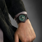 Luminox Pacific Diver Black Steel Green  3120 Series Watch XS.3137.B Image 7