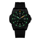 Luminox Pacific Diver Black Steel Green  3120 Series Watch XS.3137.B Image 8