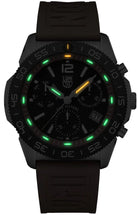 Luminox Pacific Diver Chronograph 44mm 3140 Series Black Orange Watch XS.3149.SET Image 2
