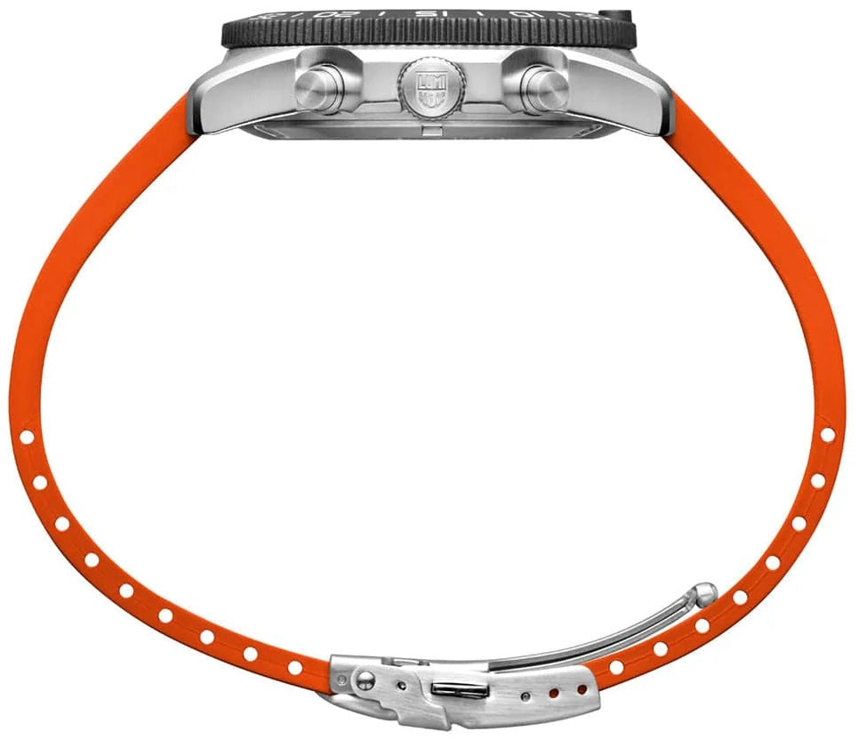 Luminox Pacific Diver Chronograph 44mm 3140 Series Black Orange Watch XS.3149.SET Image 8