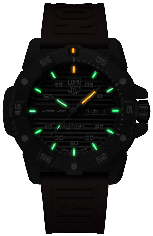 Luminox Sea Master Automatic Carbon Seal 3800 Series Watch LUM-451 Image 3