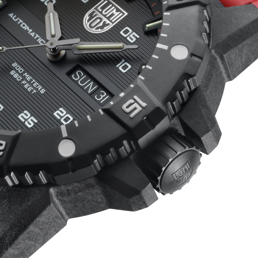 Luminox Sea Master Automatic Carbon Seal 3800 Series Watch LUM-451 Image 6