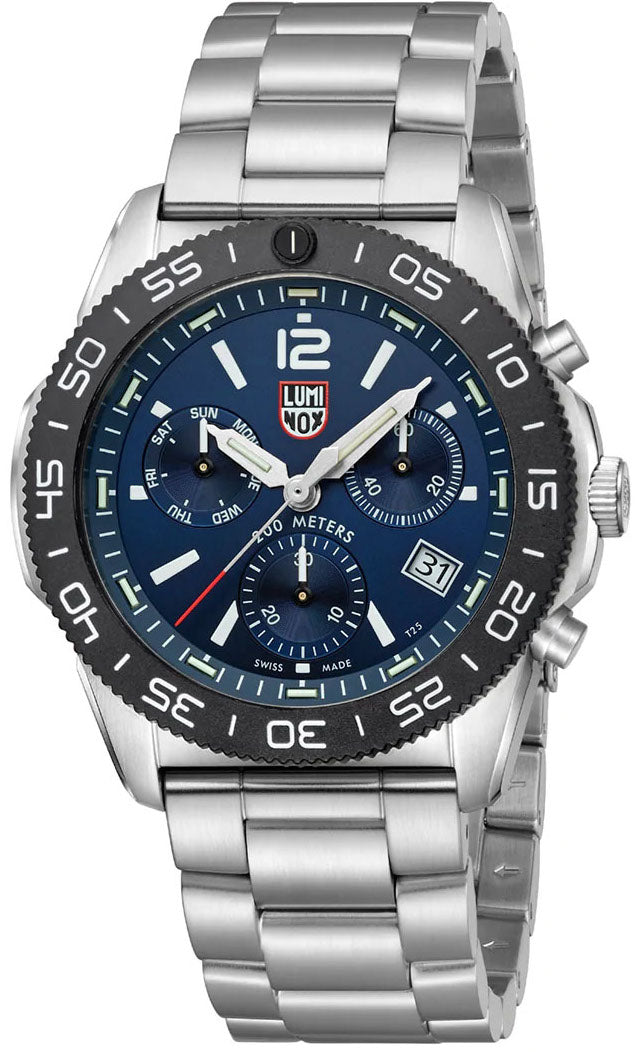 Luminox Sea Pacific Diver 3140 Black Blue Bracelet Watch XS.3144 Image 3