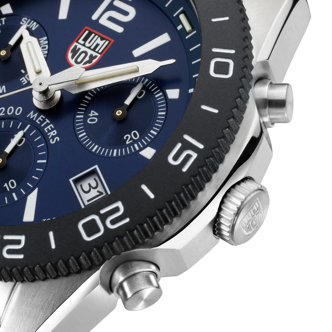 Luminox Sea Pacific Diver 3140 Black Blue Bracelet Watch XS.3144 Image 6