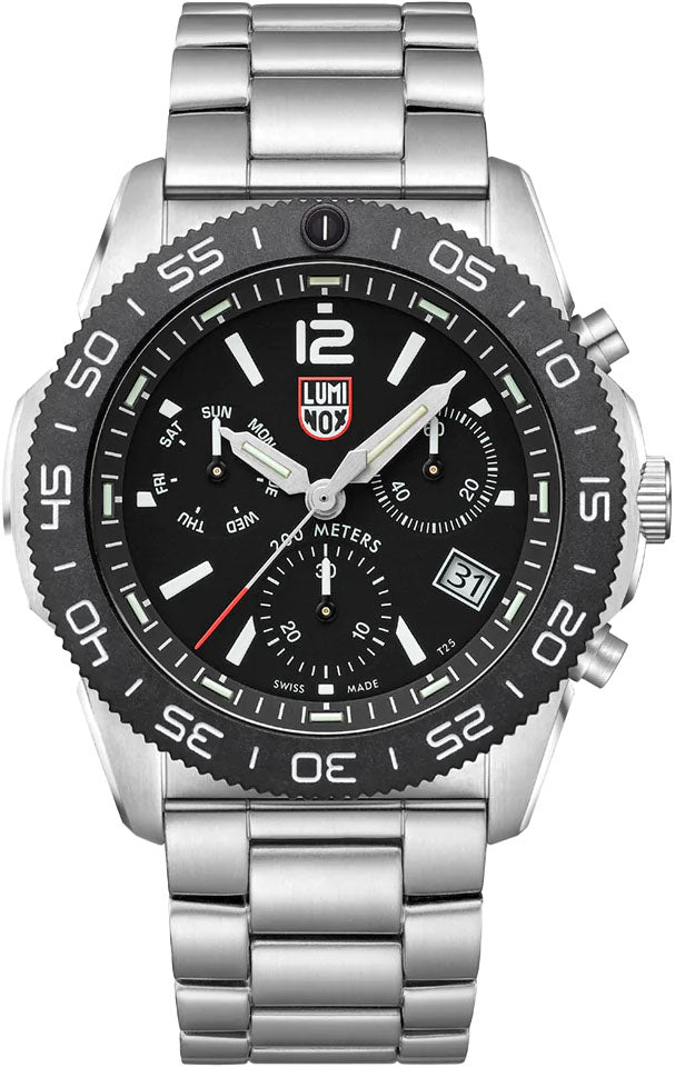 Luminox Sea Pacific Diver Chronograph 3140 Black Black Watch XS.3142 Image 1