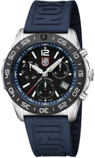 Luminox Sea Pacific Diver Chronograph 3140 Black Blue Watch LUM-463 Image 3