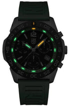 Luminox Sea Pacific Diver Chronograph 3140 Black Green Watch XS.3157.NF Image 2
