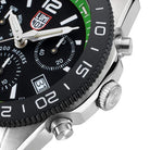 Luminox Sea Pacific Diver Chronograph 3140 Black Green Watch XS.3157.NF Image 6