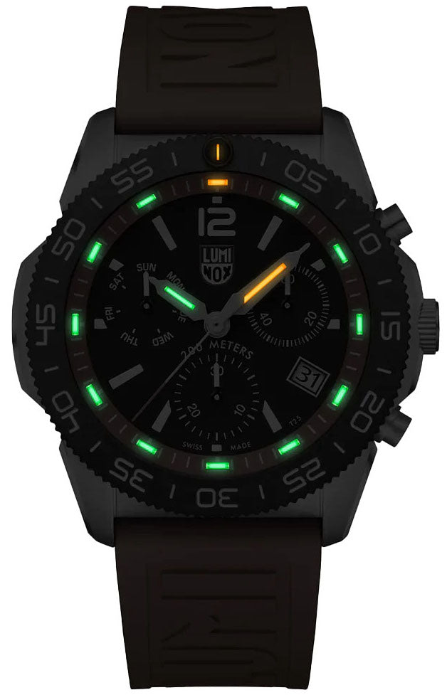 Luminox Sea Pacific Diver Chronograph 3140 Black Orange XS.3149 Image 2