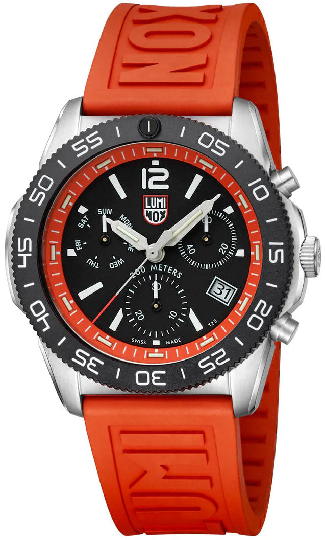 Luminox Sea Pacific Diver Chronograph 3140 Black Orange XS.3149 Image 3