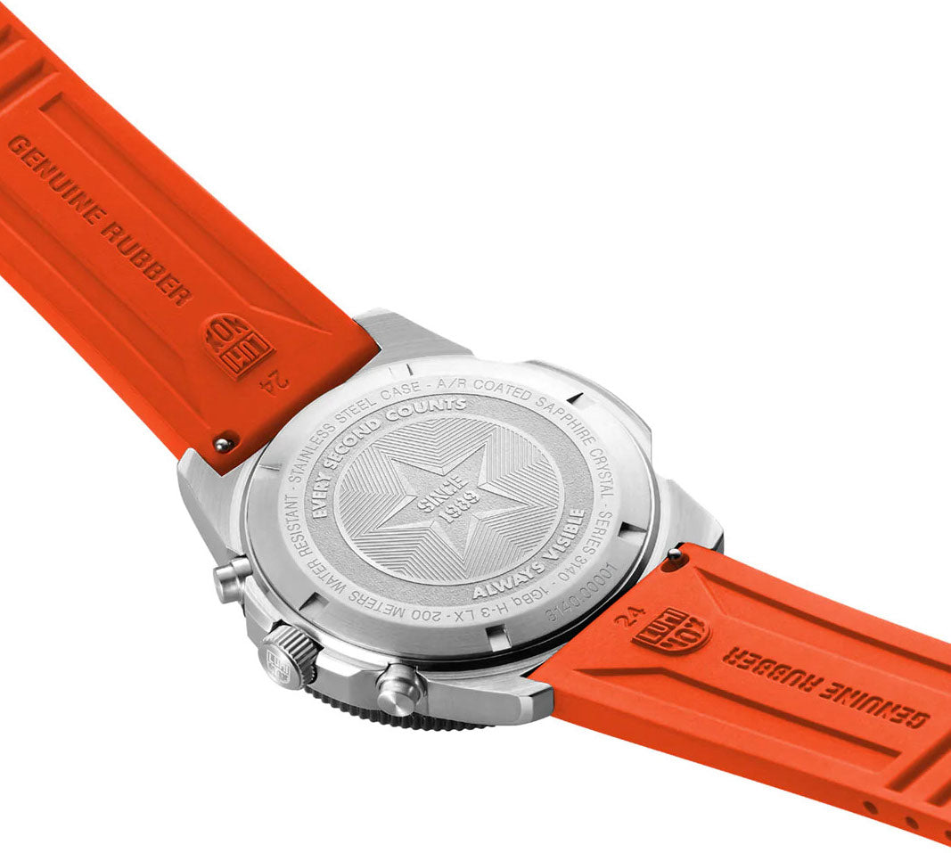 Luminox Sea Pacific Diver Chronograph 3140 Black Orange XS.3149 Image 4