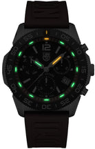 Luminox Sea Pacific Diver Chronograph 3140 Black Red Watch XS.3155 Image 2