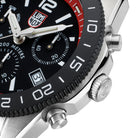 Luminox Sea Pacific Diver Chronograph 3140 Black Red Watch XS.3155 Image 5