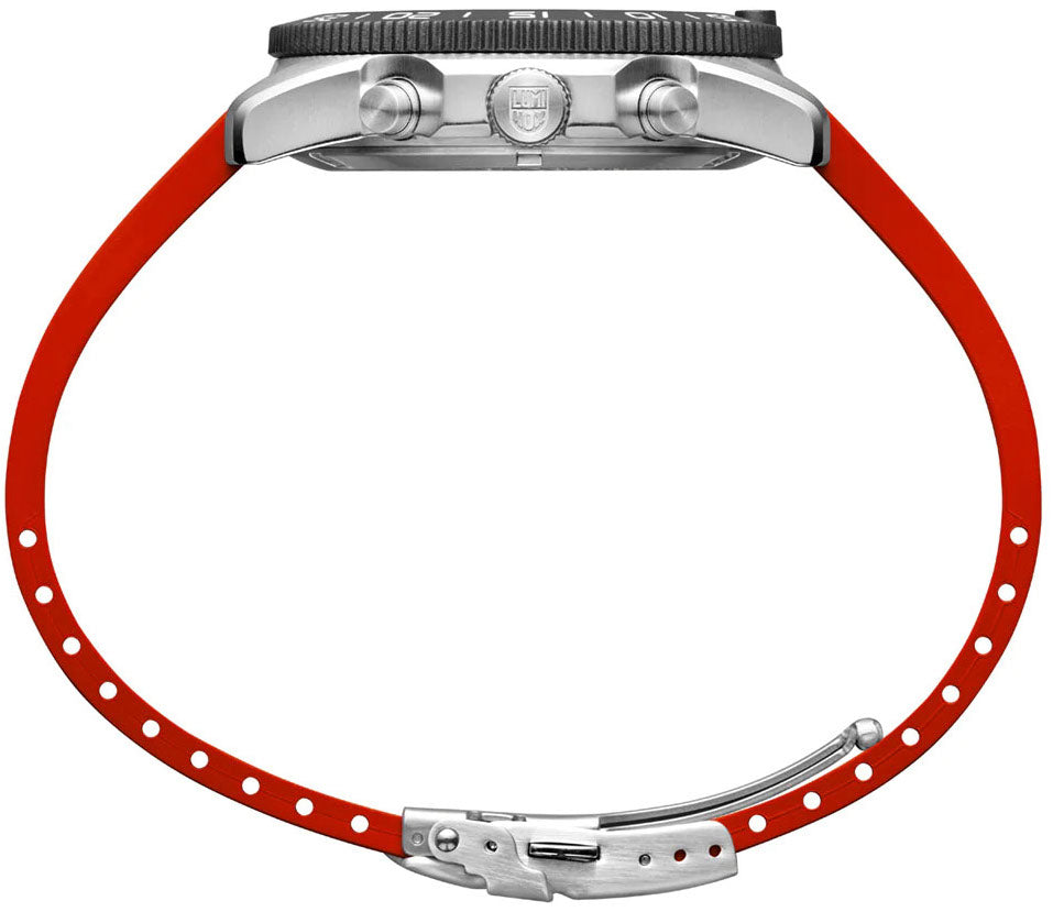 Luminox Sea Pacific Diver Chronograph 3140 Black Red Watch XS.3155 Image 8