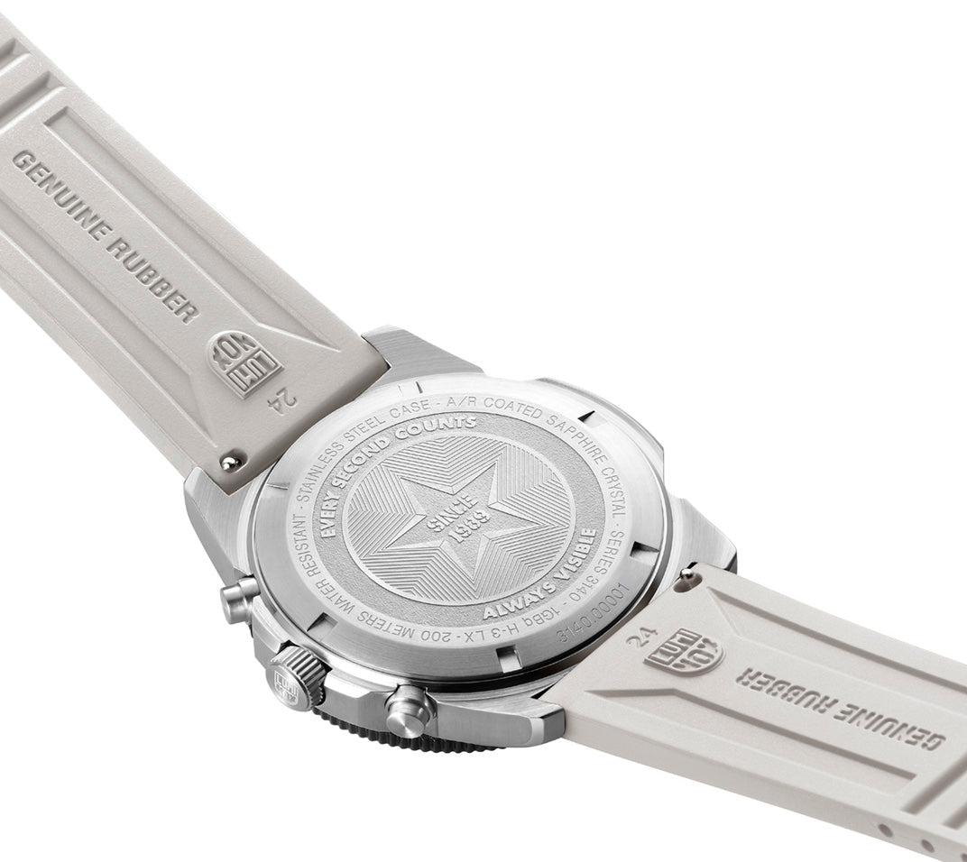Luminox Sea Pacific Diver Chronograph 3140 Black White Watch XS.3141 Image 6