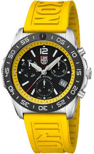 Luminox Sea Pacific Diver Chronograph 3140 Black Yellow Watch XS.3145 Image 3