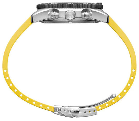 Luminox Sea Pacific Diver Chronograph 3140 Black Yellow Watch XS.3145 Image 8