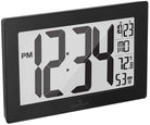 Marathon Clock Atomic Self Setting Self Adjusting Wall With Stand & 8 timezones Black CL030068-BK-BS-EU1 Image 1