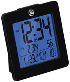 Marathon Clock Digital Desktop Day Date Temperature Alarm & Backlight Black CL030050-BK-00-NA Image 1