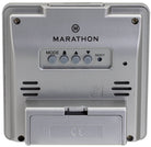 Marathon Clock Digital Desktop Day Date Temperature Alarm & Backlight Graphite Grey CL030050-GG-00-NA Image 2