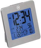 Marathon Clock Digital Desktop Day Date Temperature Alarm & Backlight Graphite Grey CL030050-GG-00-NA Image 3