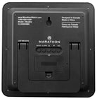 Marathon Clock Digital Wall Day Date Temperature Alarm & Moon Phase Black CL030049-BK-00-NA Image 2
