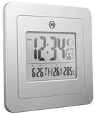 Marathon Clock Digital Wall Day Date Temperature Alarm & Moon Phase Graphite Grey CL030049-GG-00-NA Image 2