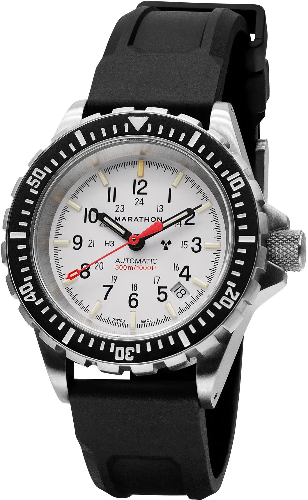 Marathon Dive Large Arctic Edition Divers Automatic GSAR Watch WW194006SS-0530 Image 1