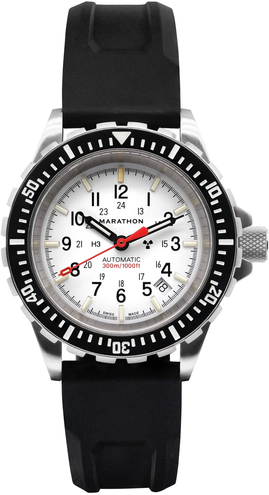 Marathon Dive Large Arctic Edition Divers Automatic GSAR Watch WW194006SS-0530 Image 2