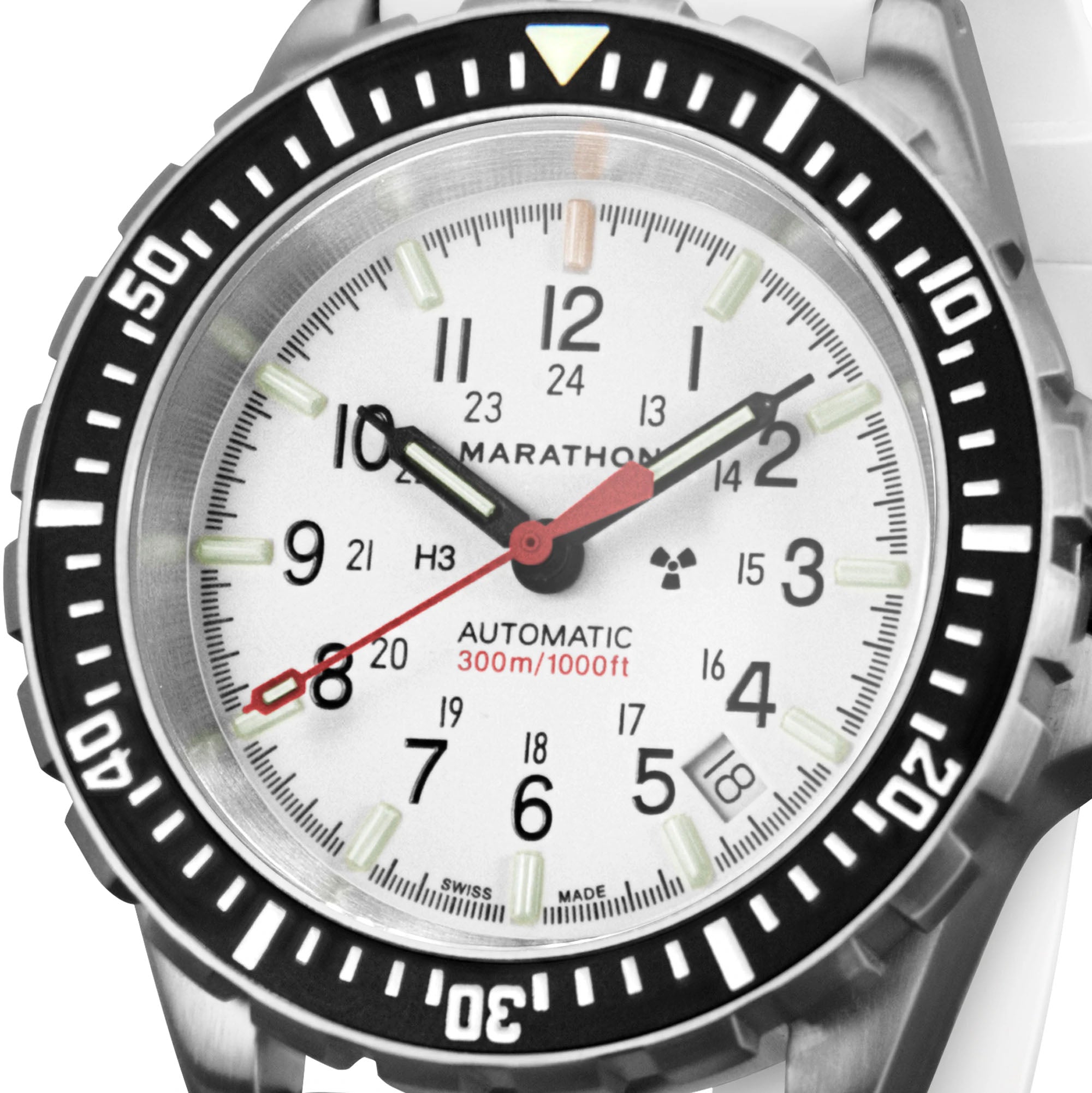 Marathon Dive Large Arctic Edition Divers Automatic GSAR Watch WW194006SS-0530 Image 3