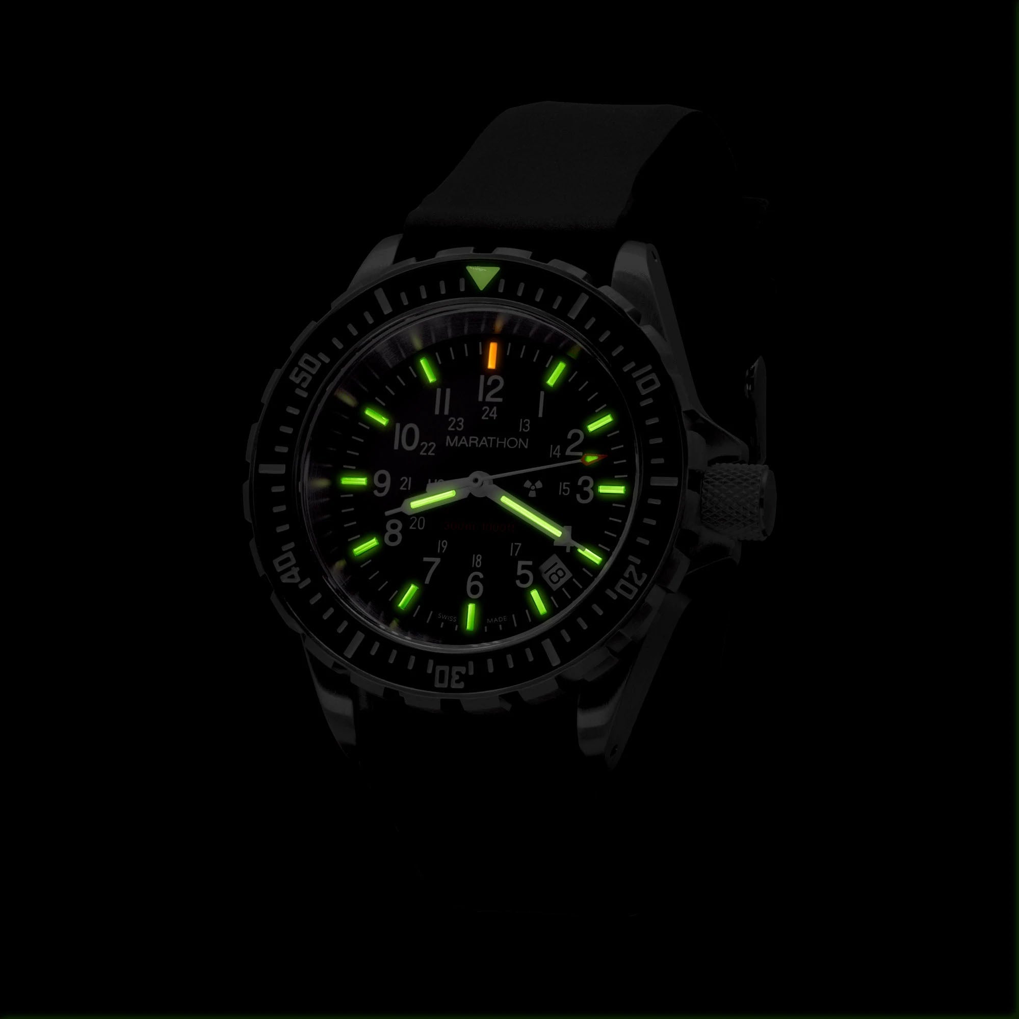 Marathon Dive Large Divers Quartz TSAR Watch WW194007SS-0130 Image 2