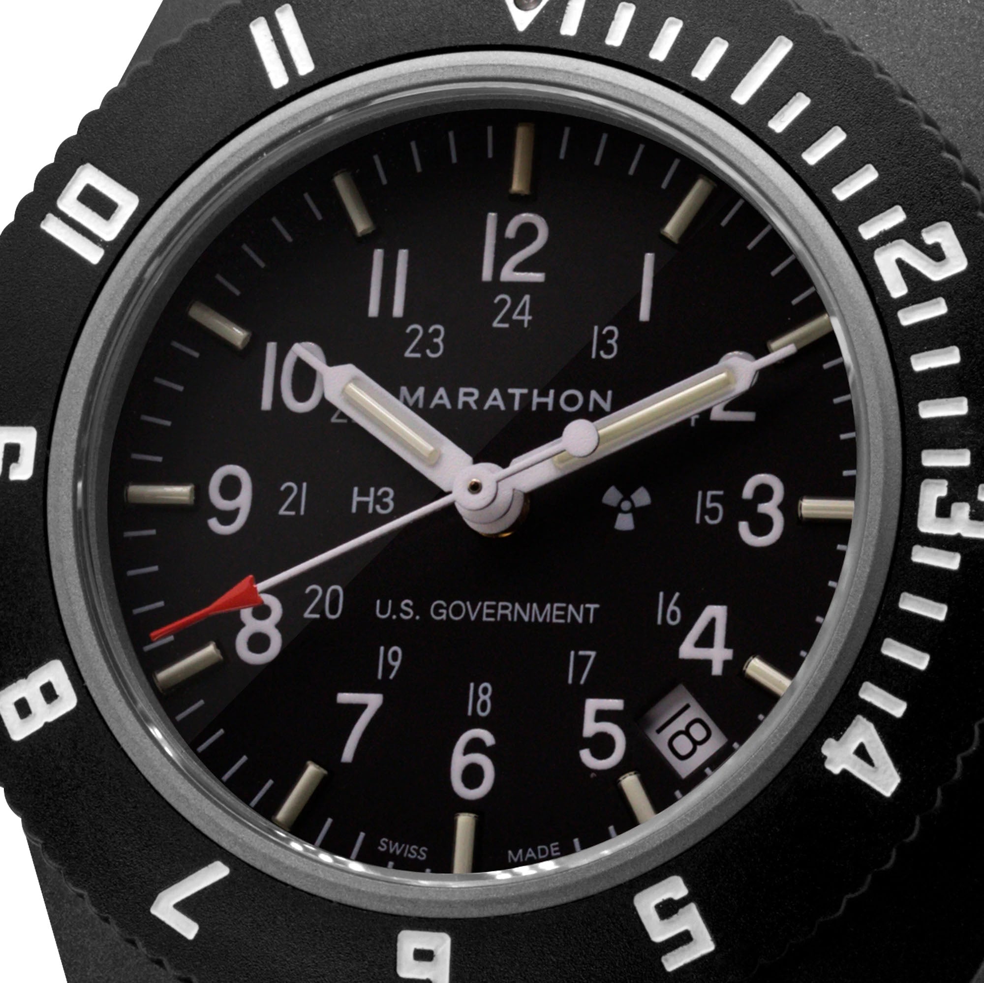 Marathon Navigator Black Pilots With Date Watch WW194013BK-0101 Image 3