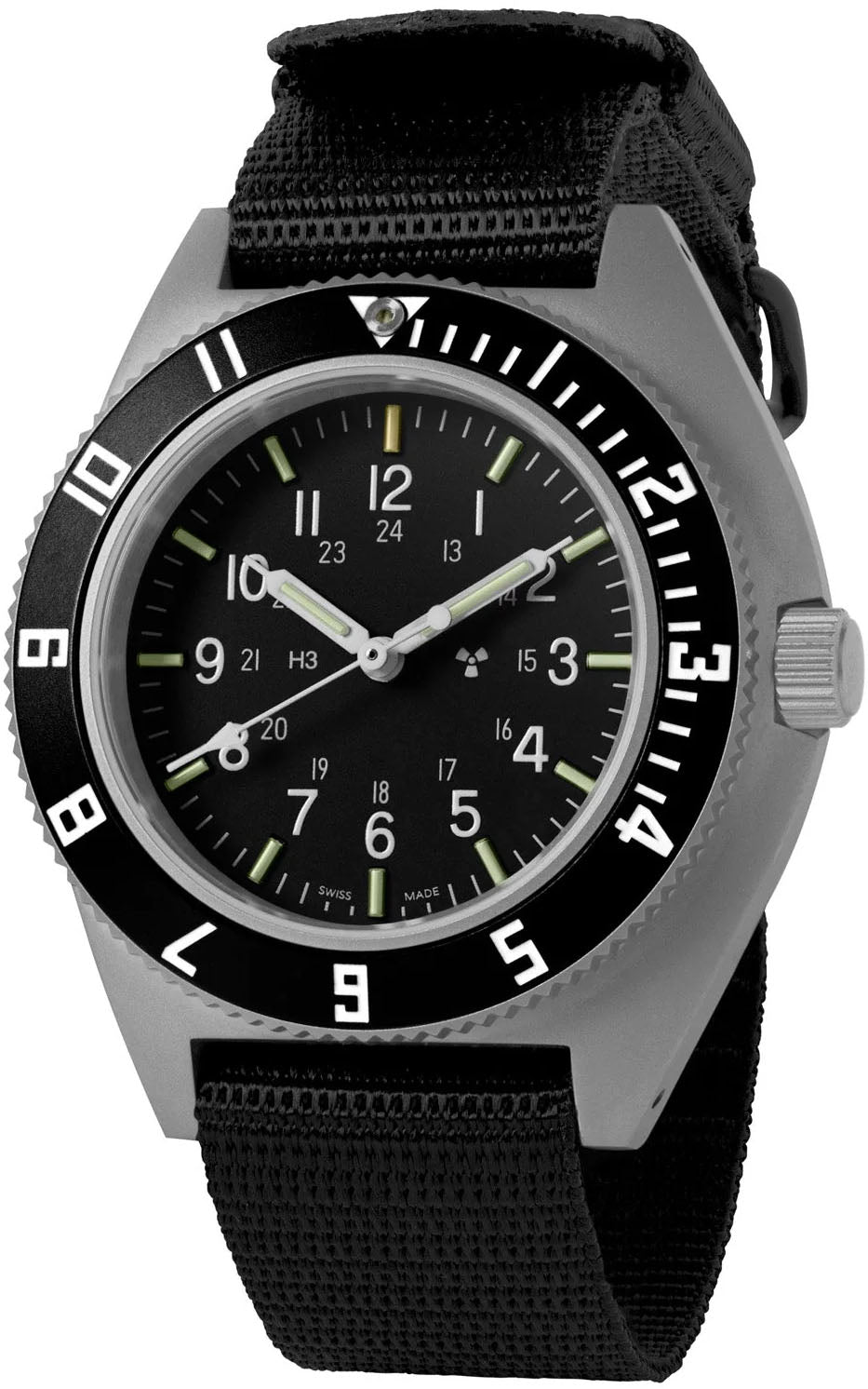 Marathon Steel Navigator Ballistic Nylon 41mm Watch WW194001SS-0801 Image 4