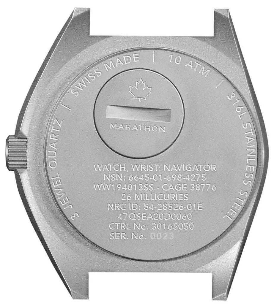 Marathon Steel Navigator Nylon Defstan Watch SSNAV-D Nylon Defstan Image 5