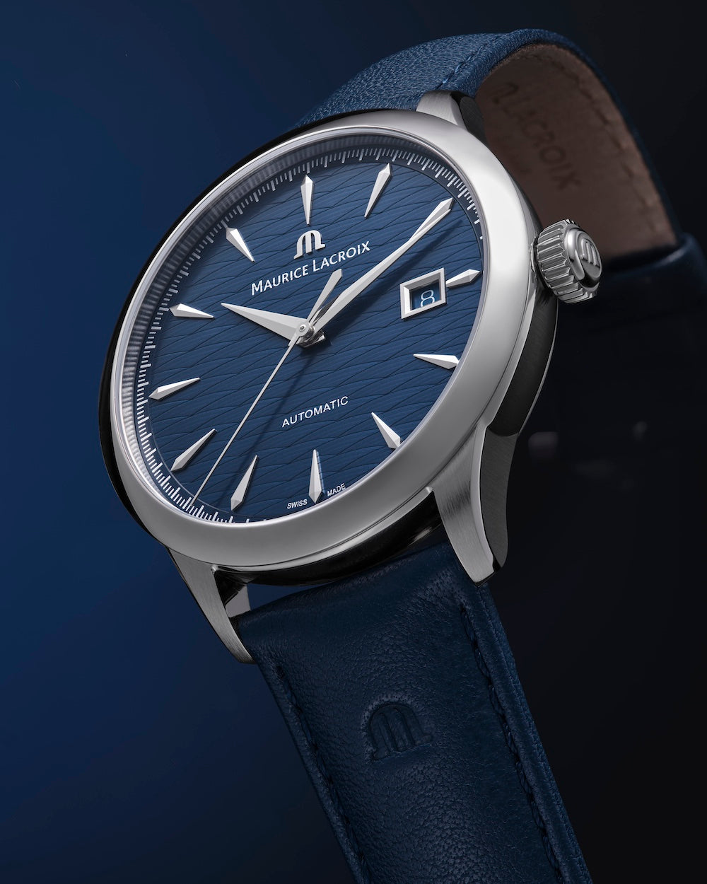 Maurice Lacroix 1975 Automatic Blue Limited Edition Watch 756108-SS001-430-4 Image 5