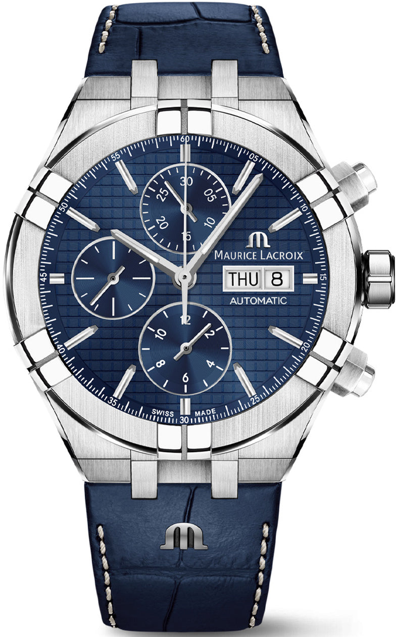 Maurice Lacroix Aikon Automatic Chronograph 44mm Watch AI6038-SS001-430-1 Image 1