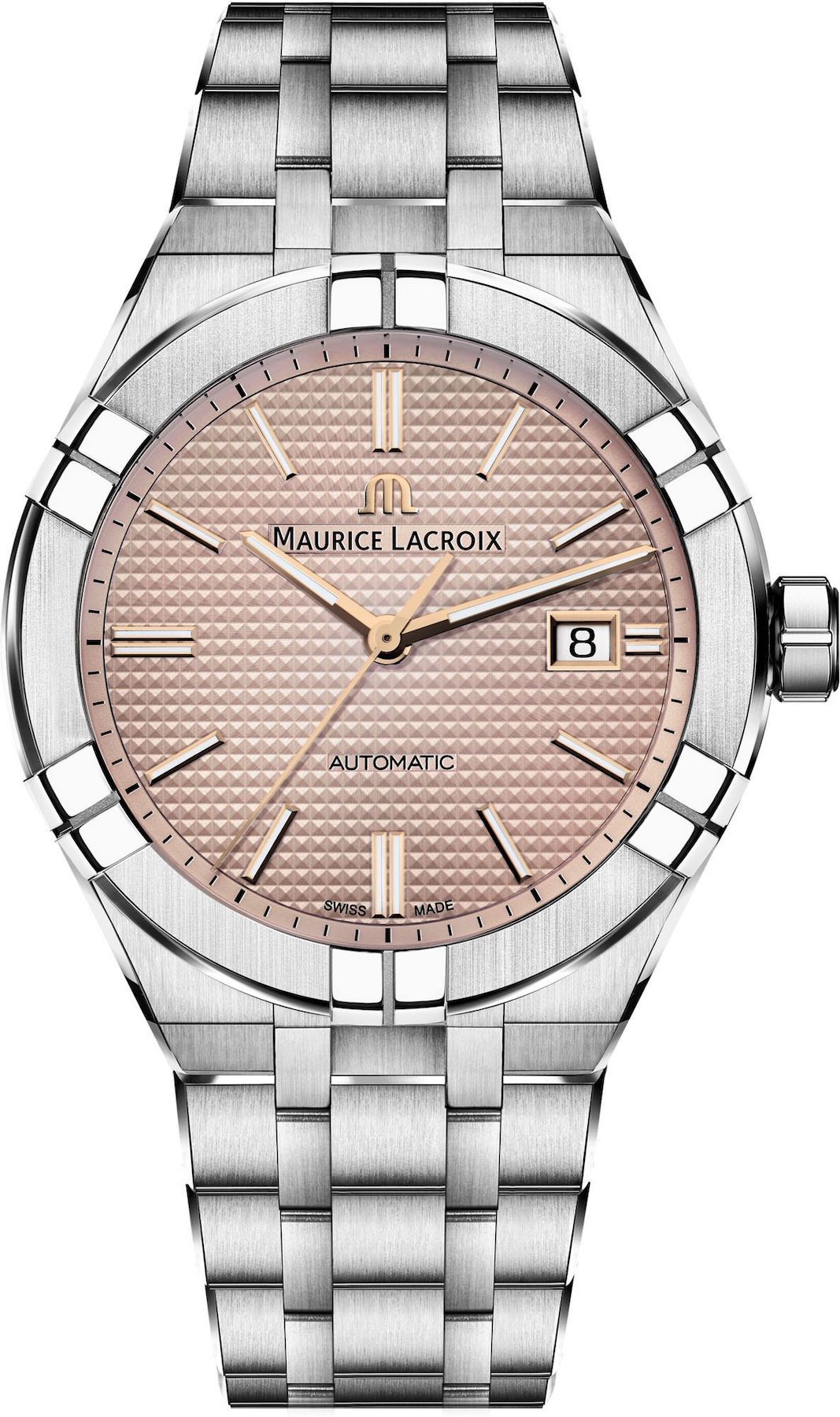 Maurice Lacroix Aikon Automatic Rose Watch AI6008-SS002-730-1 Image 1