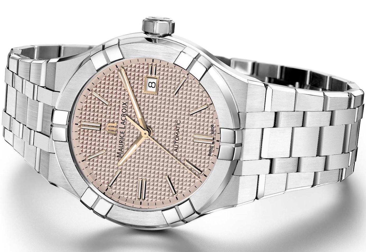 Maurice Lacroix Aikon Automatic Rose Watch AI6008-SS002-730-1 Image 2