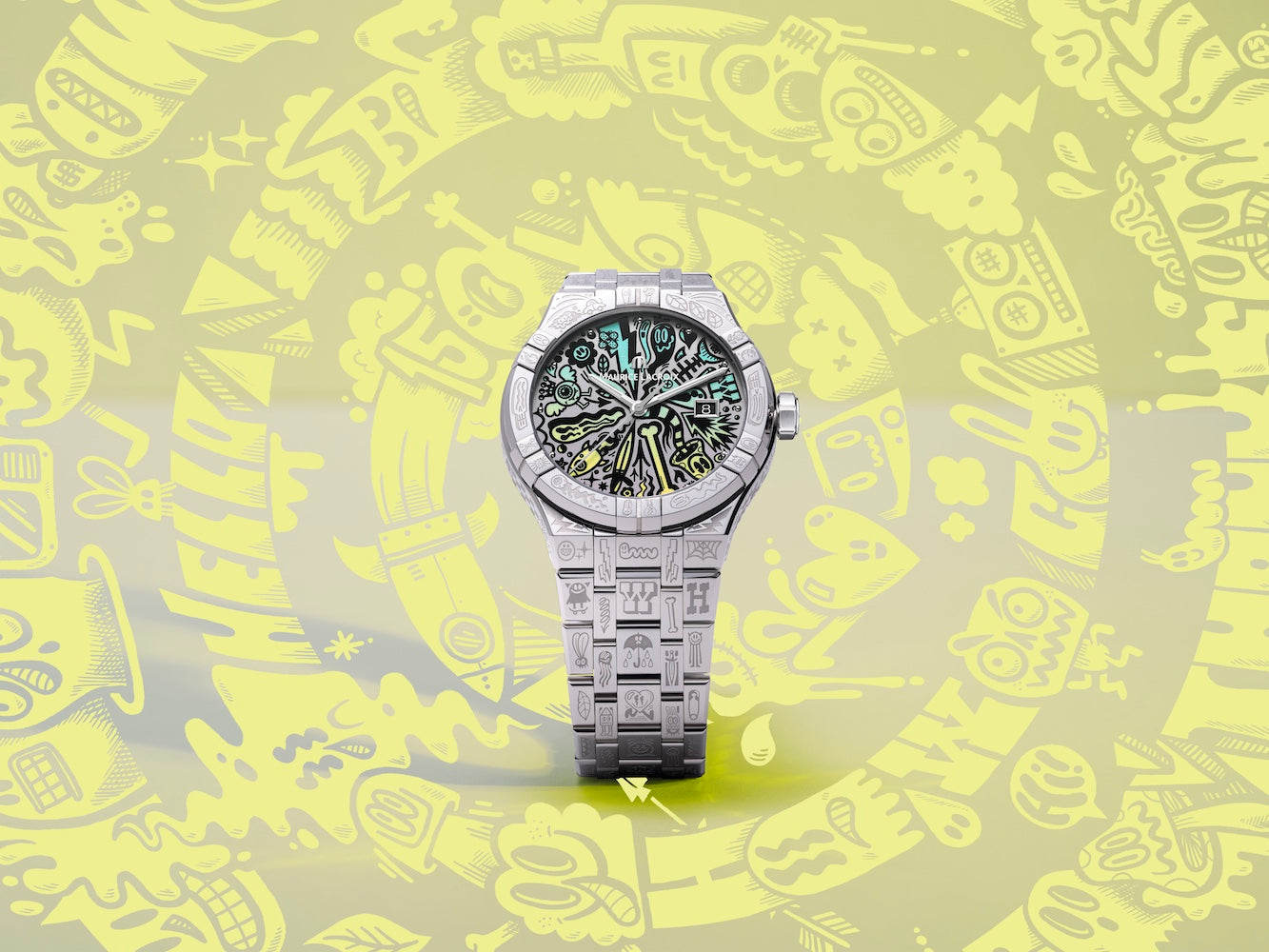 Maurice Lacroix Aikon Automatic Wotto Limited Edition Watch AI6008-SS009-090-1 Image 5