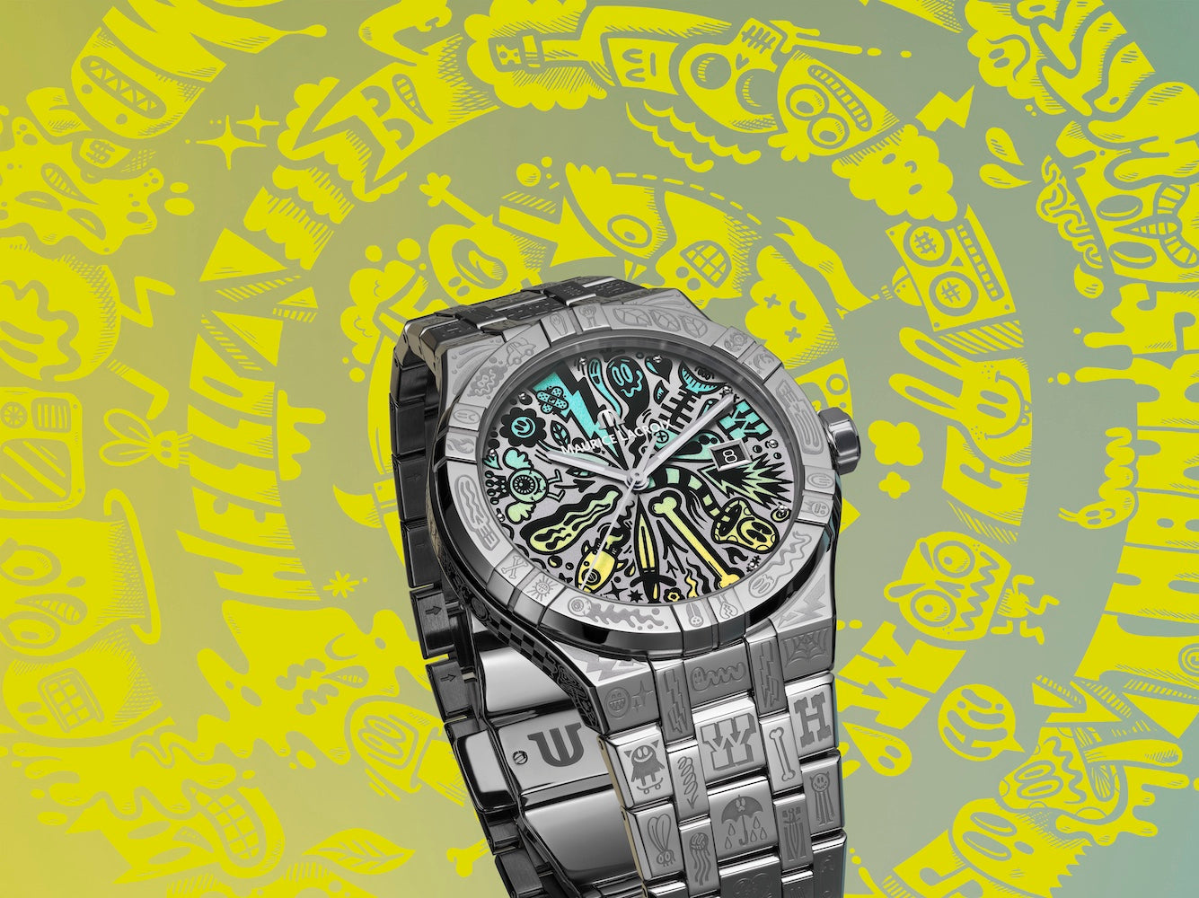 Maurice Lacroix Aikon Automatic Wotto Limited Edition Watch AI6008-SS009-090-1 Image 6