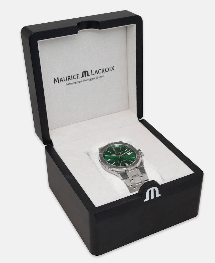 Maurice Lacroix Aikon Green Watch AI6008-SS002-630-1 Image 7