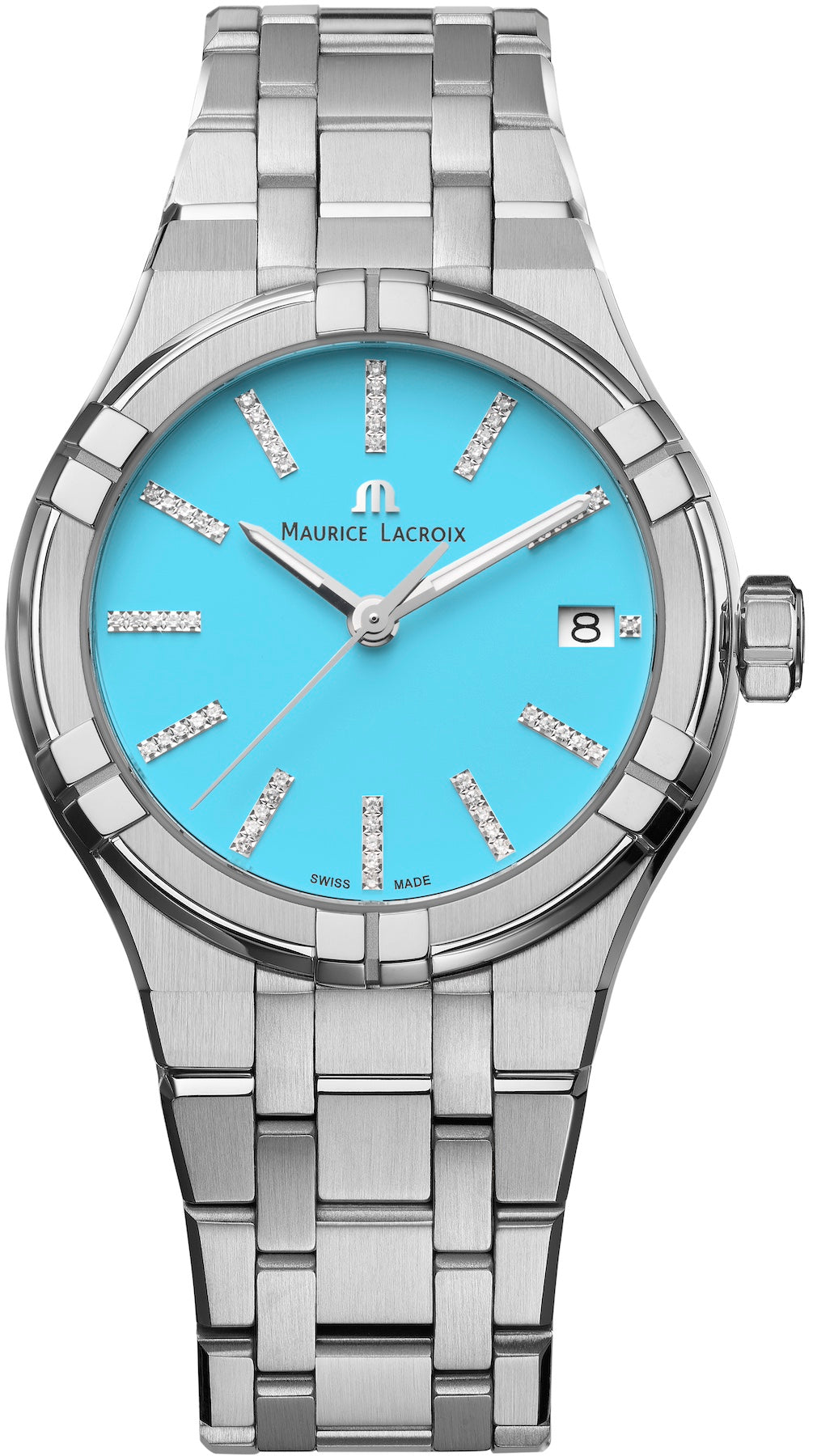 Maurice Lacroix Aikon Quartz 35mm Deep Sky Blue Watch AI1106-SS002-450-1 Image 1